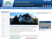 Tablet Screenshot of comptexperts.fr